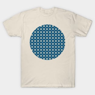 Blue circle pattern T-Shirt